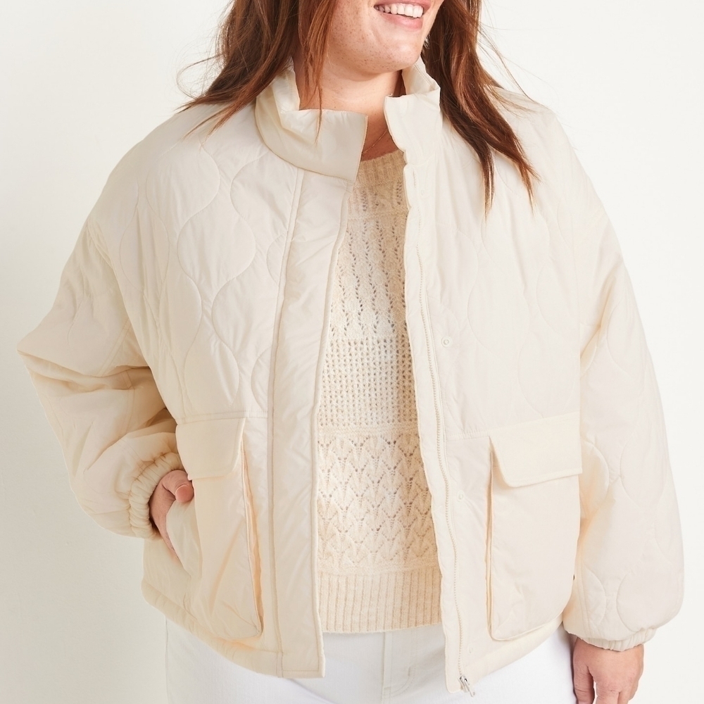 4X • Old Navy • Packable Oversized Water-Resistant Quilted Jacket